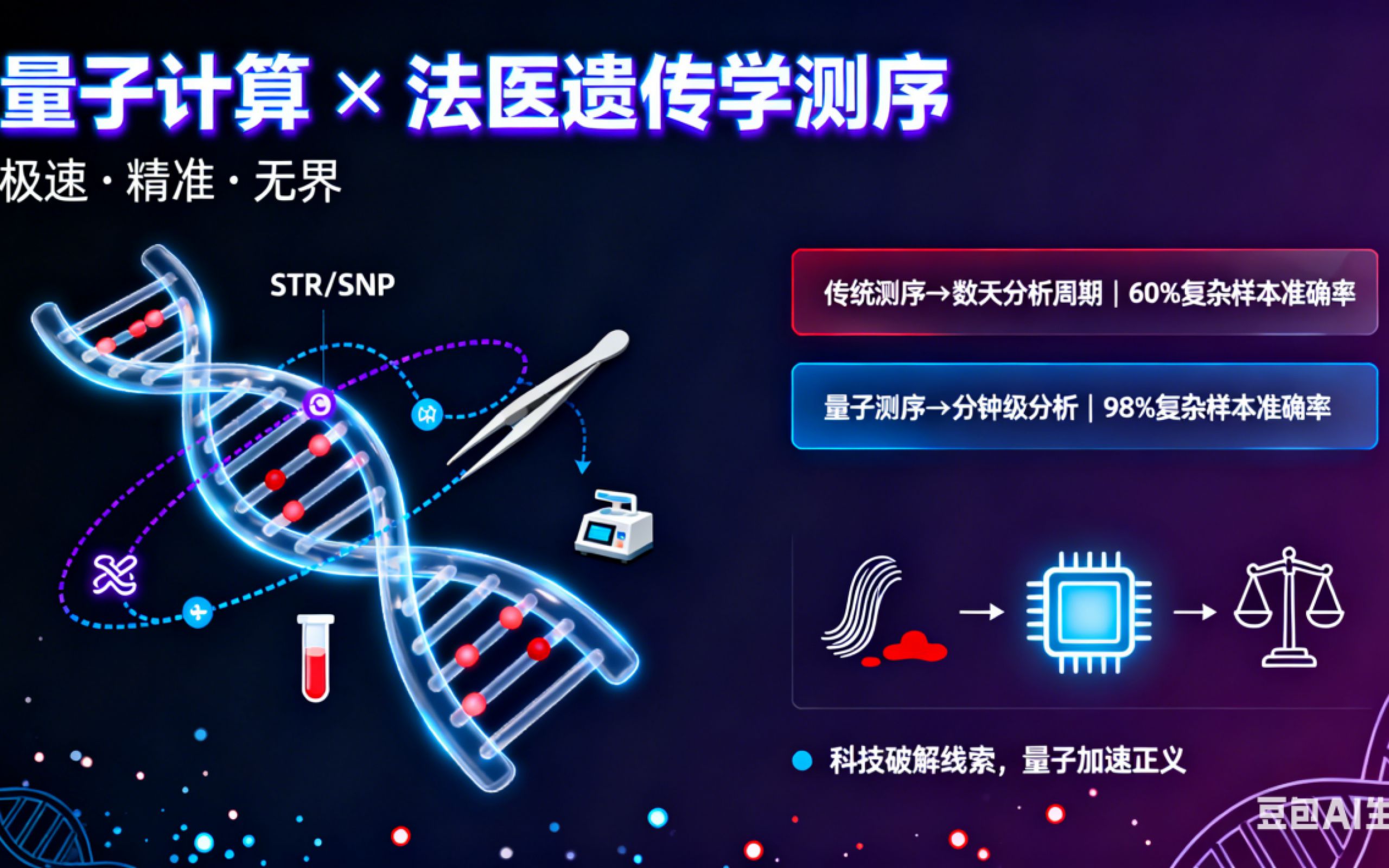 量子计算：重构法医遗传学测序的 “极速精准新范式”（一）